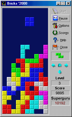 Bricks'2000 - Try to beat the online scores!